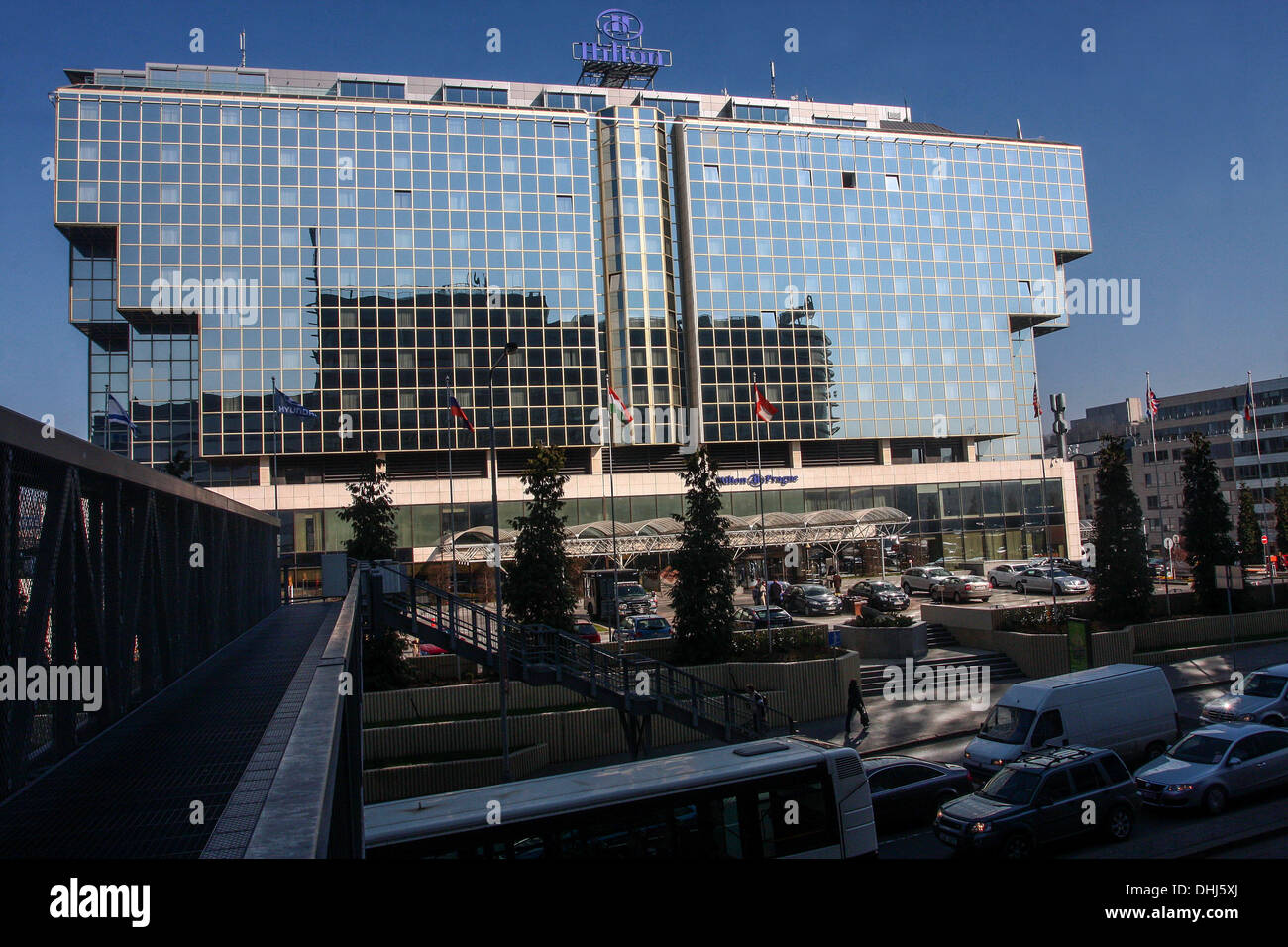 Hilton Hotel, Praga, Repubblica Ceca Foto Stock