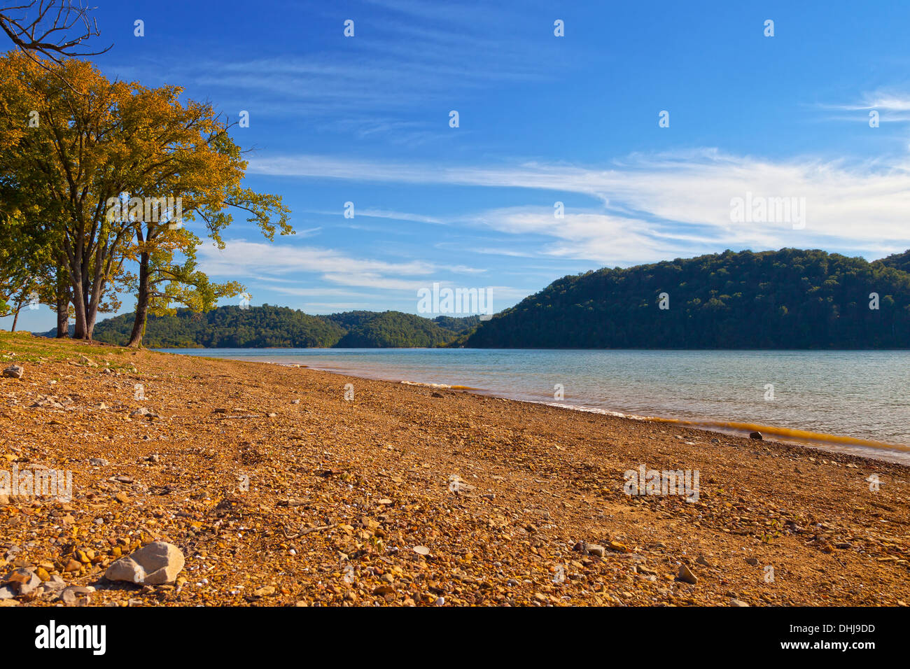 Dale Lago di cava, Cove Creek Recreation Area, TN Foto Stock