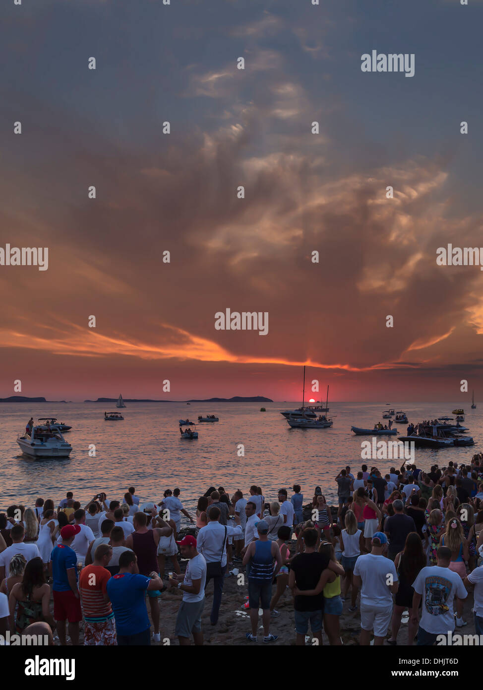 Isole Baleari Spagna Ibiza Sant Antoni La Gente A