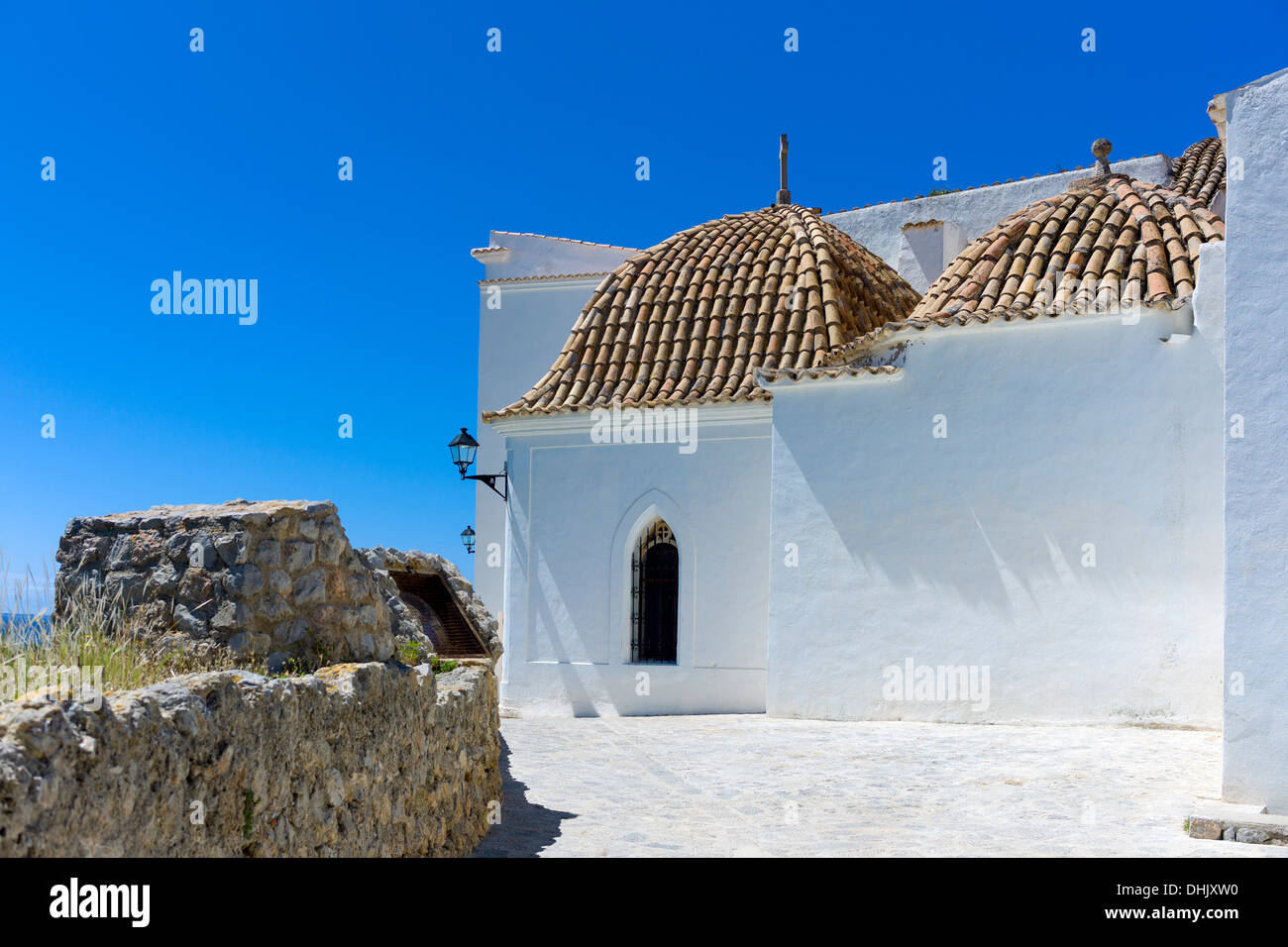 Europa, isole Baleari Spagna, Eivissa, Ibiza, la Chiesa di Santo Domingo Foto Stock