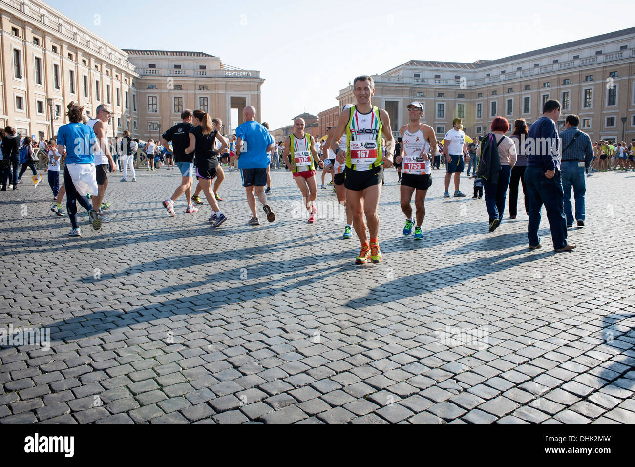 Gara in Città del Vaticano Foto Stock