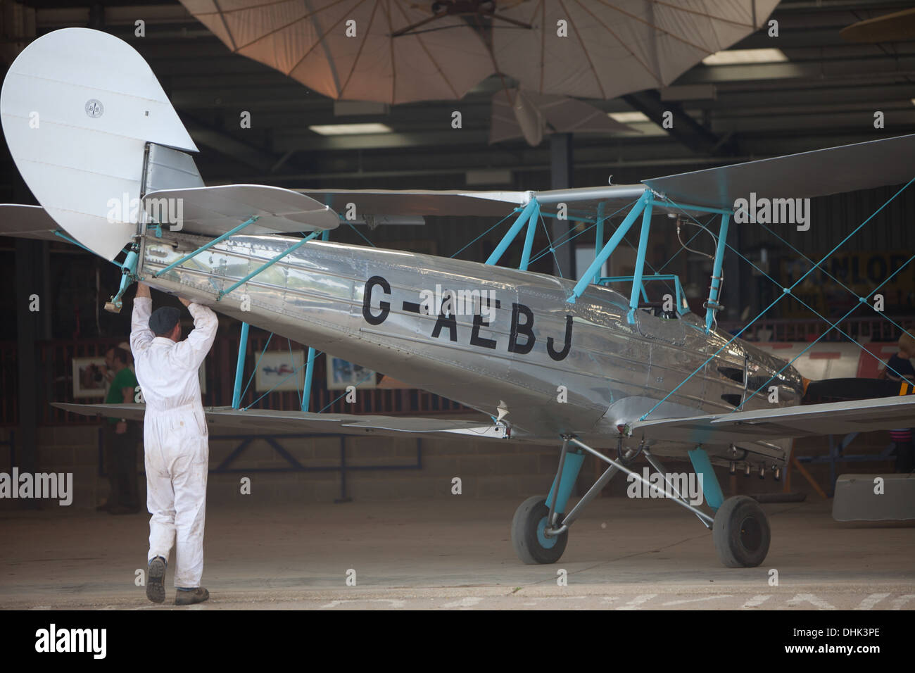 Blackburn B2 1930 velivolo biplano a Shuttleworth Collection display aria presso Old Warden airfield Bedfordshire Foto Stock