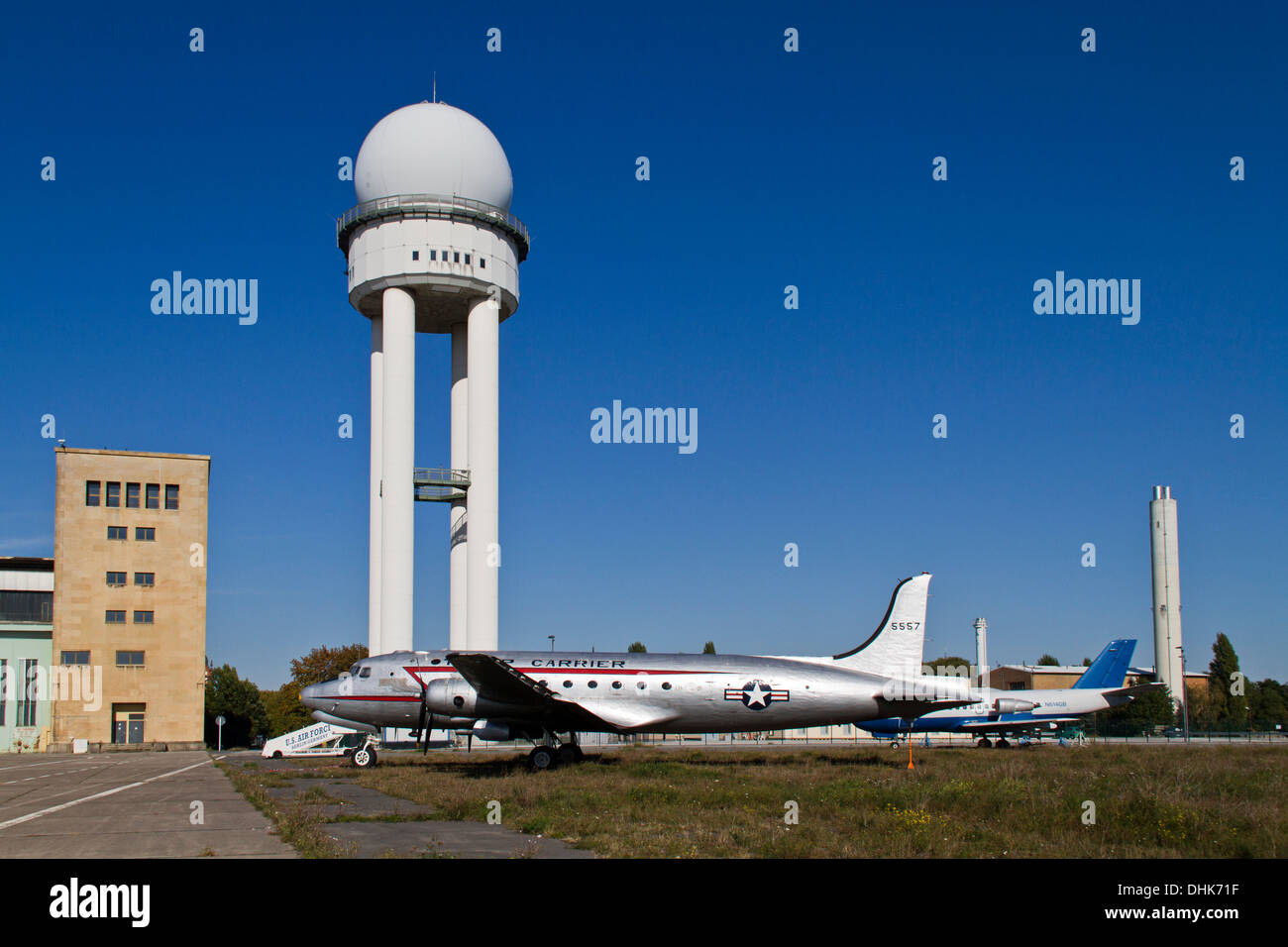 Bombardiere passito, Rosinenbomber, DC3, Berlino, Germania Foto Stock