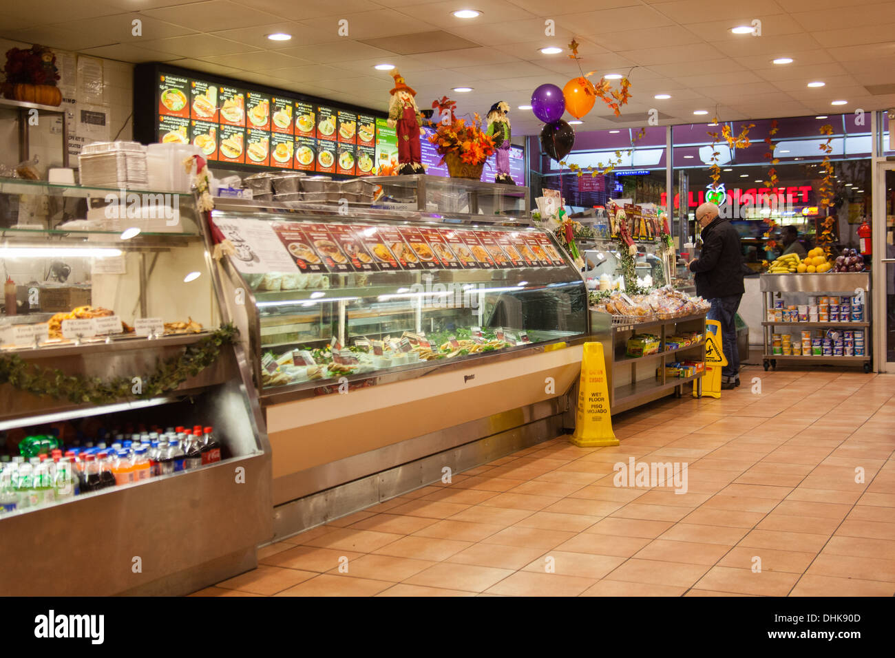 Al's Delicatessen, Settima Avenue, Manhattan, New York City, Stati Uniti d'America. Foto Stock