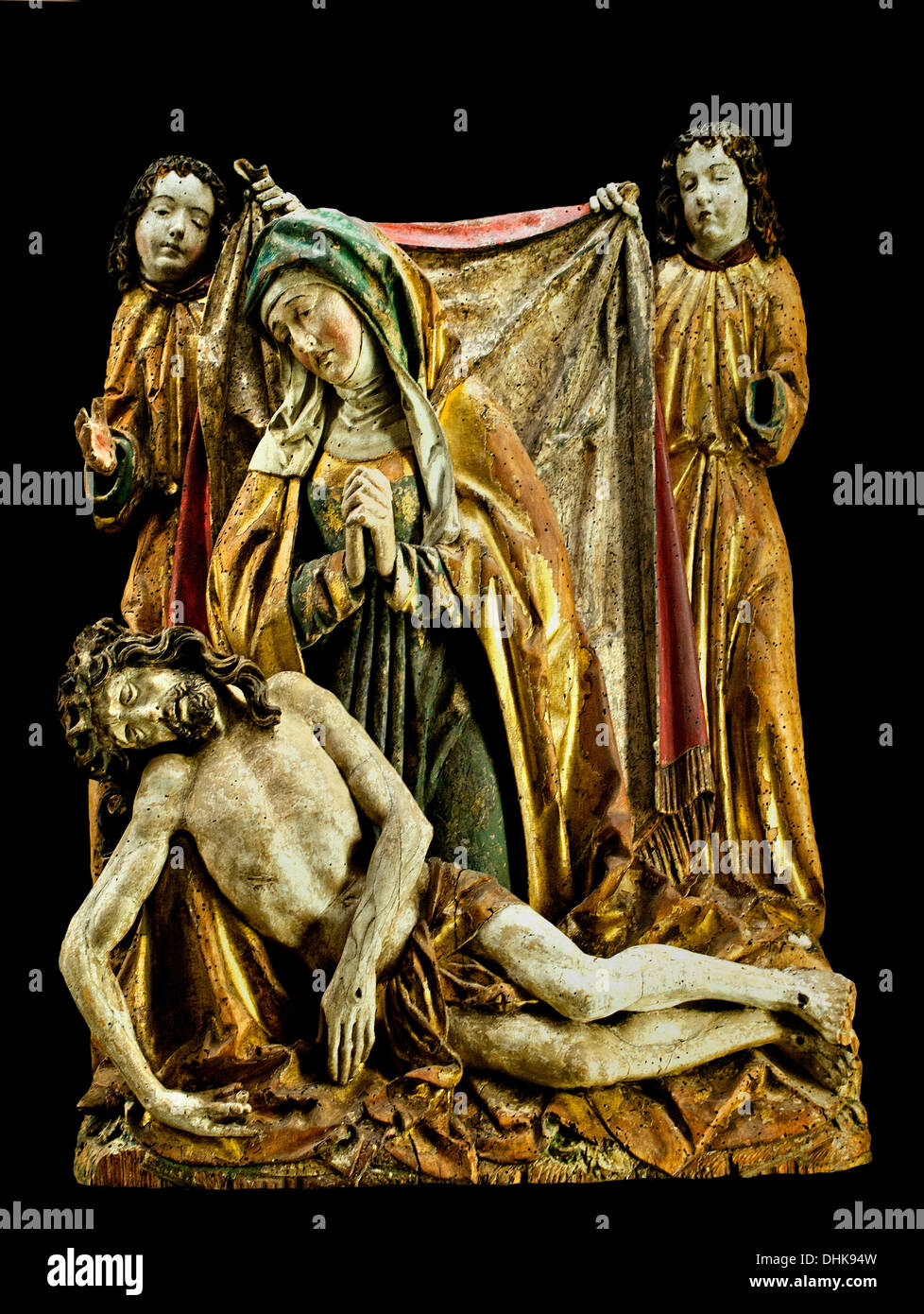 La vierge de pitié - La Vergine della Misericordia 16 Secolo tedesco Germania meridionale Foto Stock