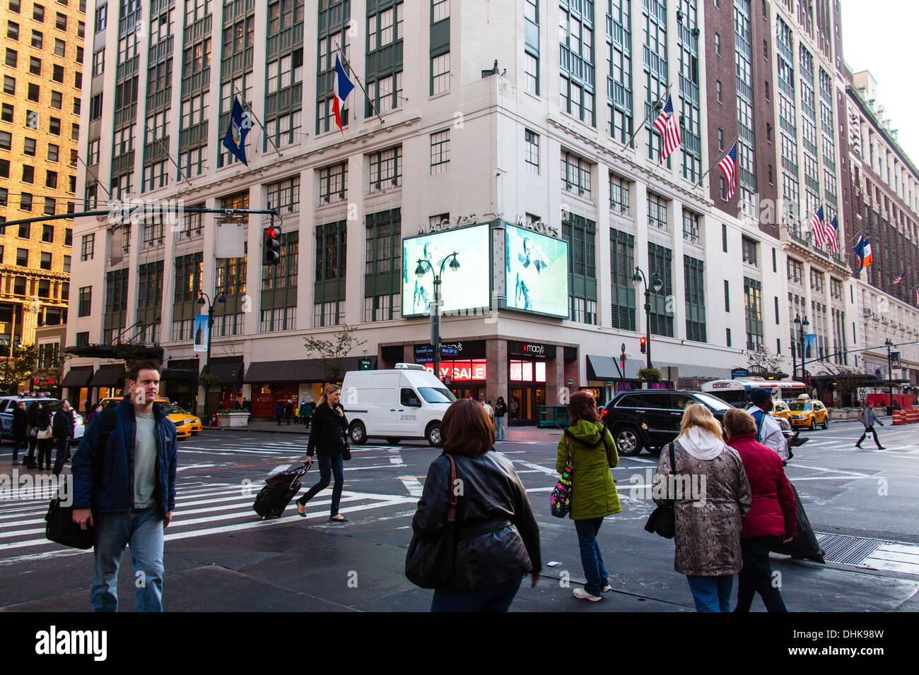 Il magazzino Macy's, Manhattan, New York City, Stati Uniti d'America. Foto Stock