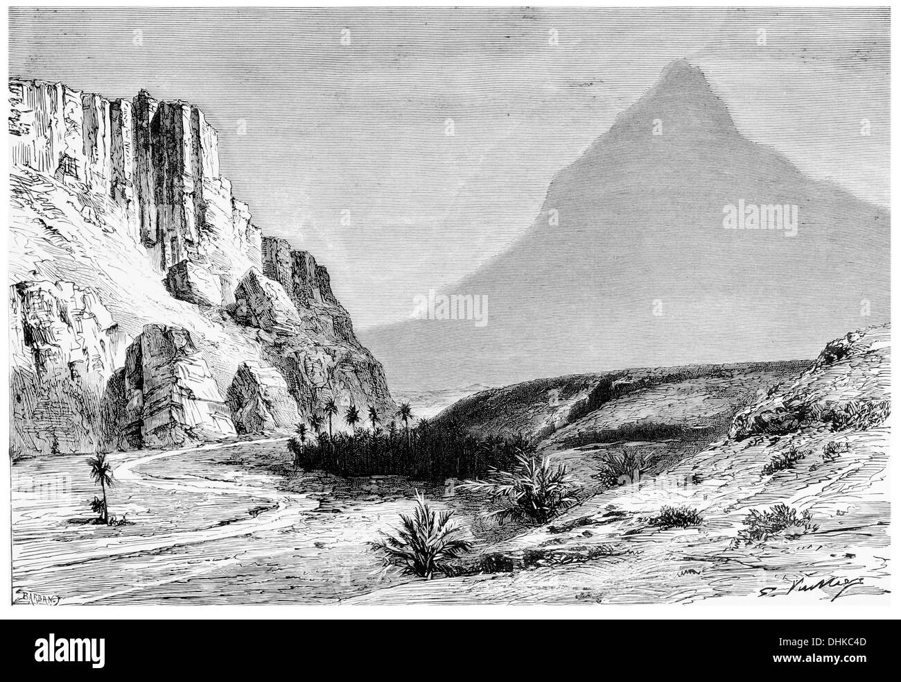 1888 Wed El-Halluf vicino Figuig Marocco Foto Stock