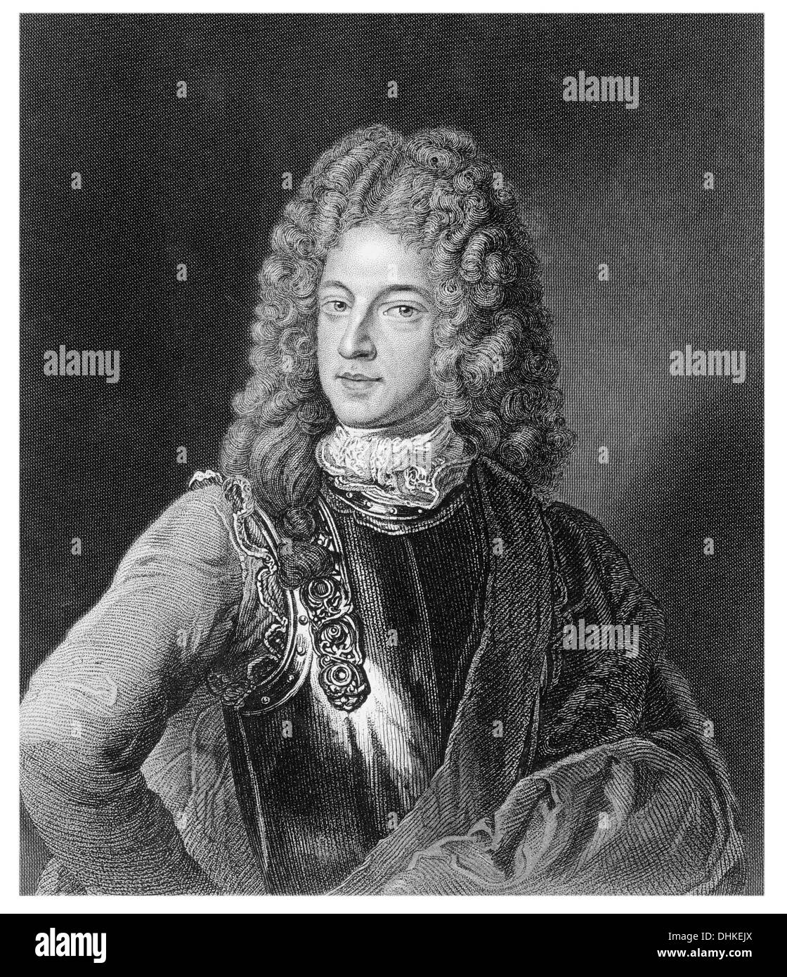 Il principe Giacomo Principe di Galles James Francis Edward Stuart vecchio pretendente Il vecchio cavaliere 10 Giugno 1688 - 1 Gennaio 1766 Foto Stock