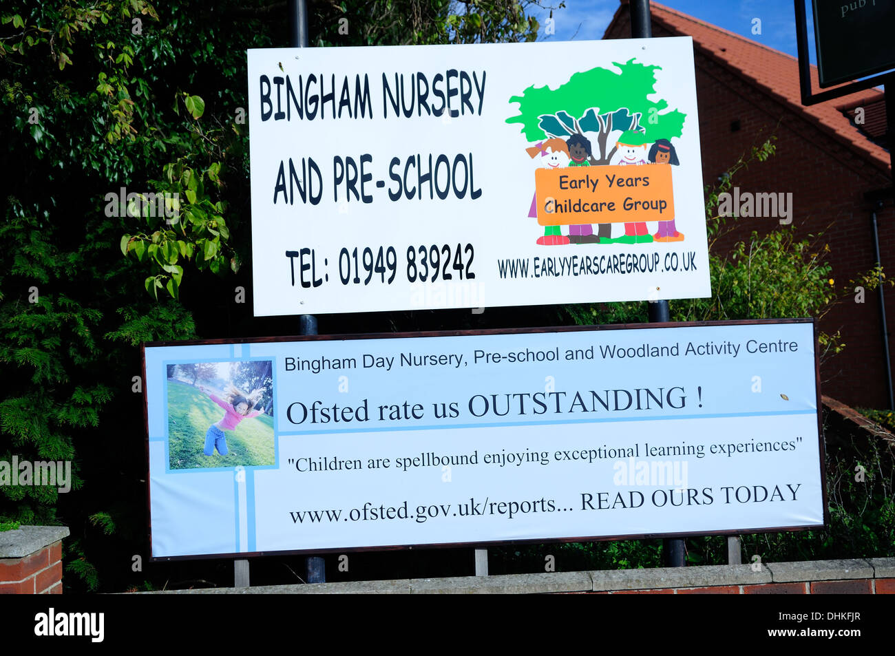 Bingham,Nottinghamshire,l'Inghilterra,UK. Foto Stock