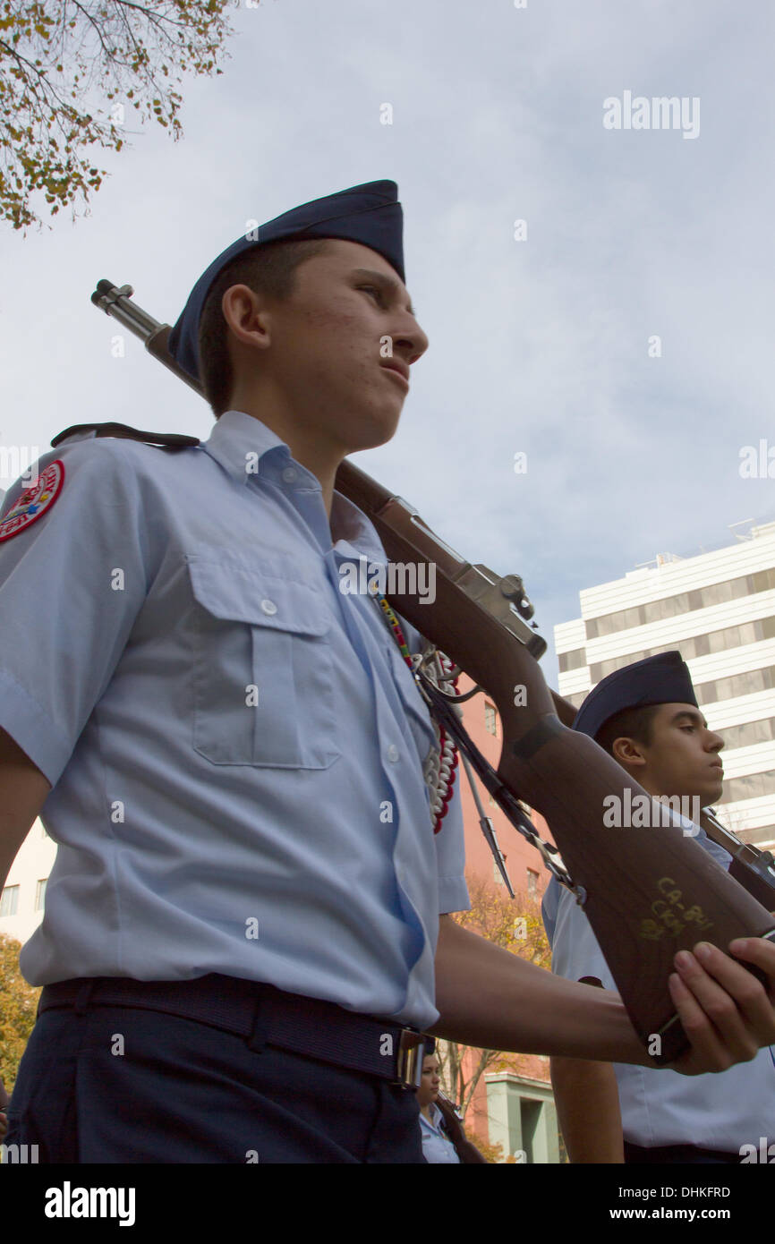 Sacramento, California, Stati Uniti d'America. 11 novembre 2013. Veterani parata del giorno del credito di Sacramento: Chris Aschenbrener/Alamy Live News Foto Stock