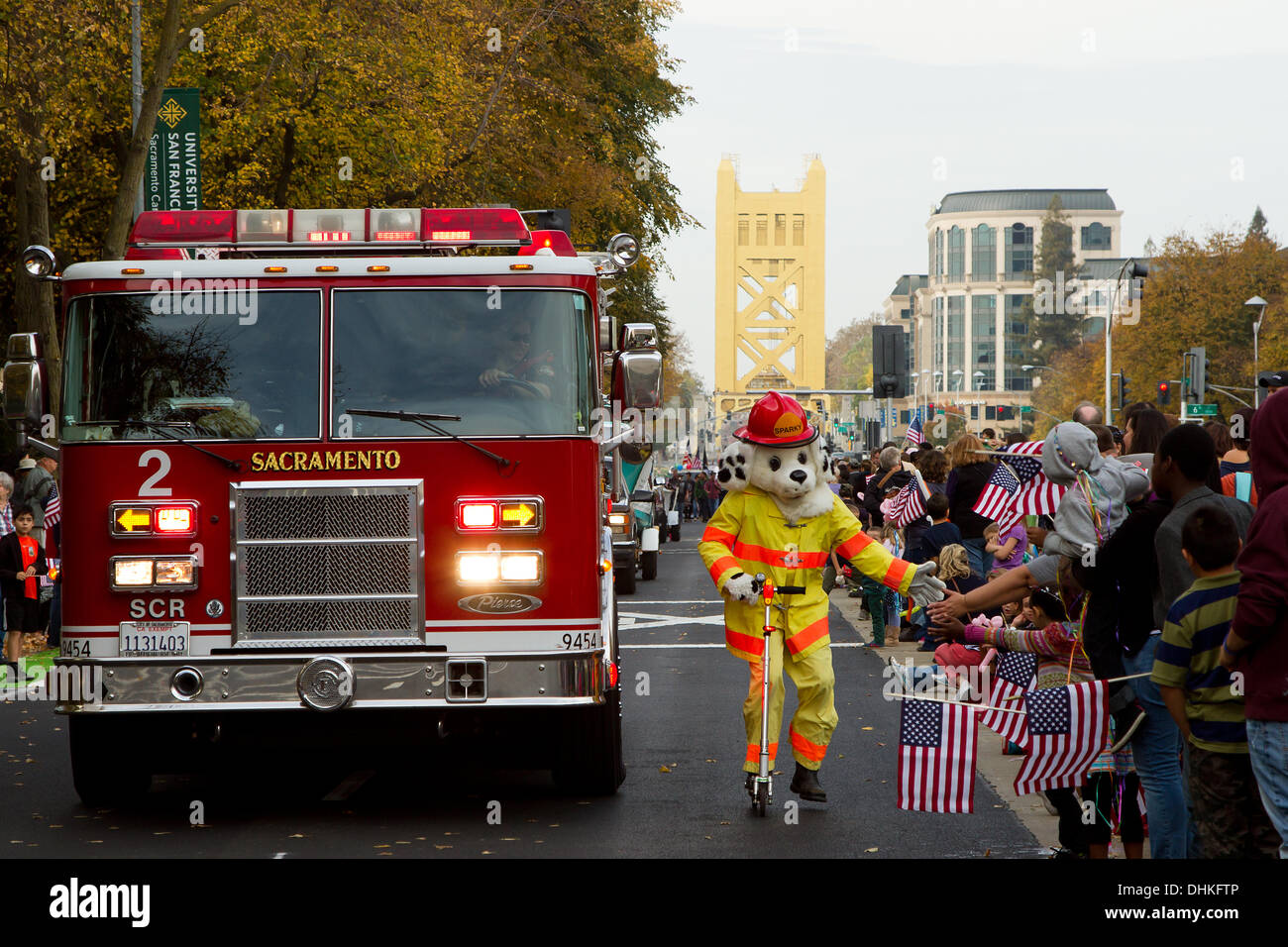 Sacramento, California, Stati Uniti d'America. 11 novembre 2013. Veterani parata del giorno del credito di Sacramento: Chris Aschenbrener/Alamy Live News Foto Stock