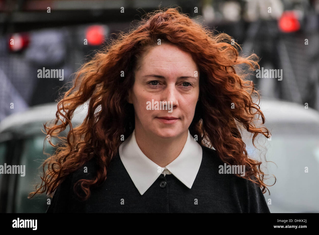 Londra, Regno Unito. 12 novembre 2013. Rebecca Brooks e Andy Coulson prova continua di Old Bailey in London Credit: Guy Corbishley/Alamy Live News Foto Stock