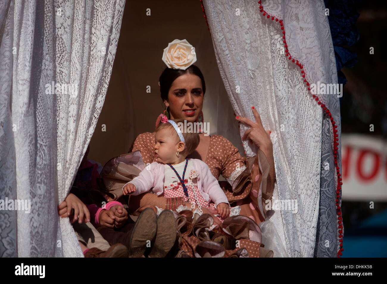Rocio Pellegrinaggio Parco nazionale di Donana Spagna Foto Stock