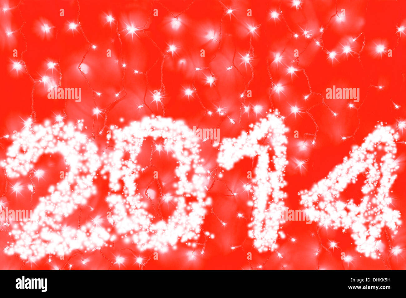 Felice anno nuovo 2014 Foto Stock