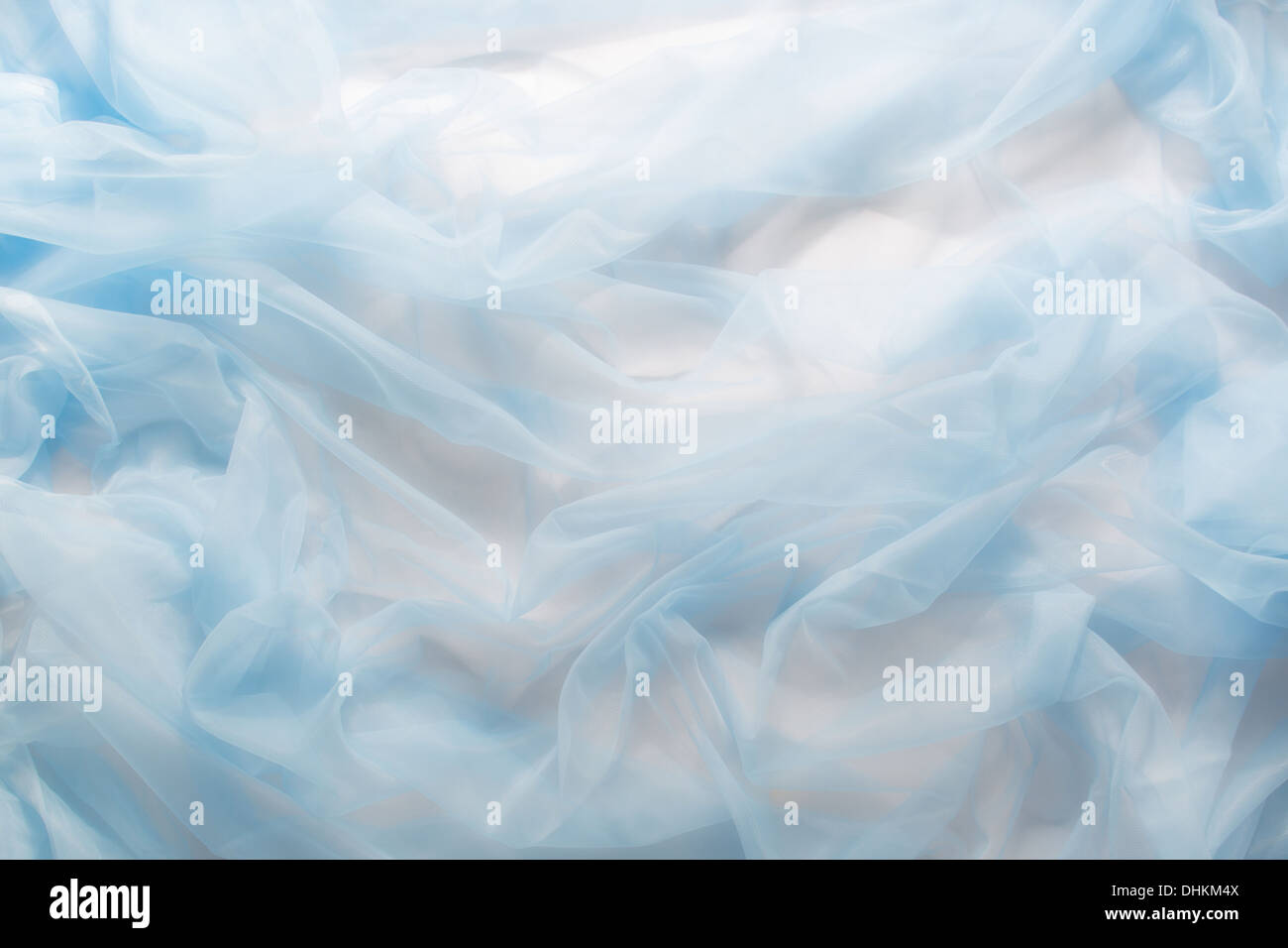 Liscia elegante tessuto blu può usare come sfondo Foto Stock