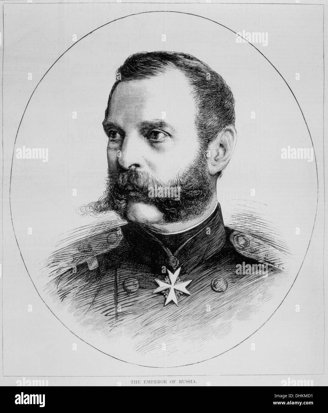 Aleksander II (1818-1881), l'imperatore di Russia 1855-1881, Ritratto Foto Stock