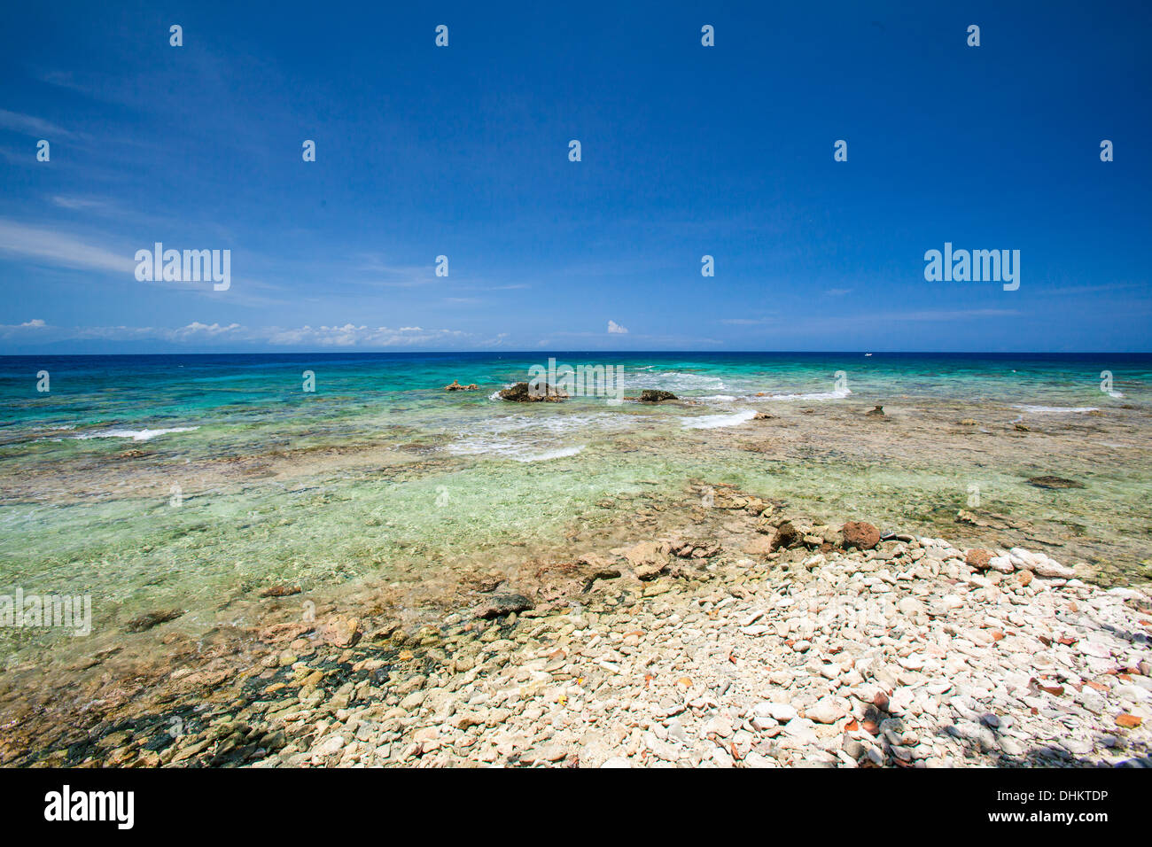 Meridian Beach, Roatan Honduras Foto Stock