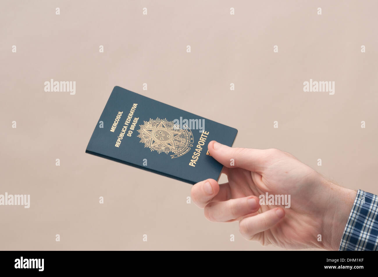 Passaporto brasiliano Foto Stock