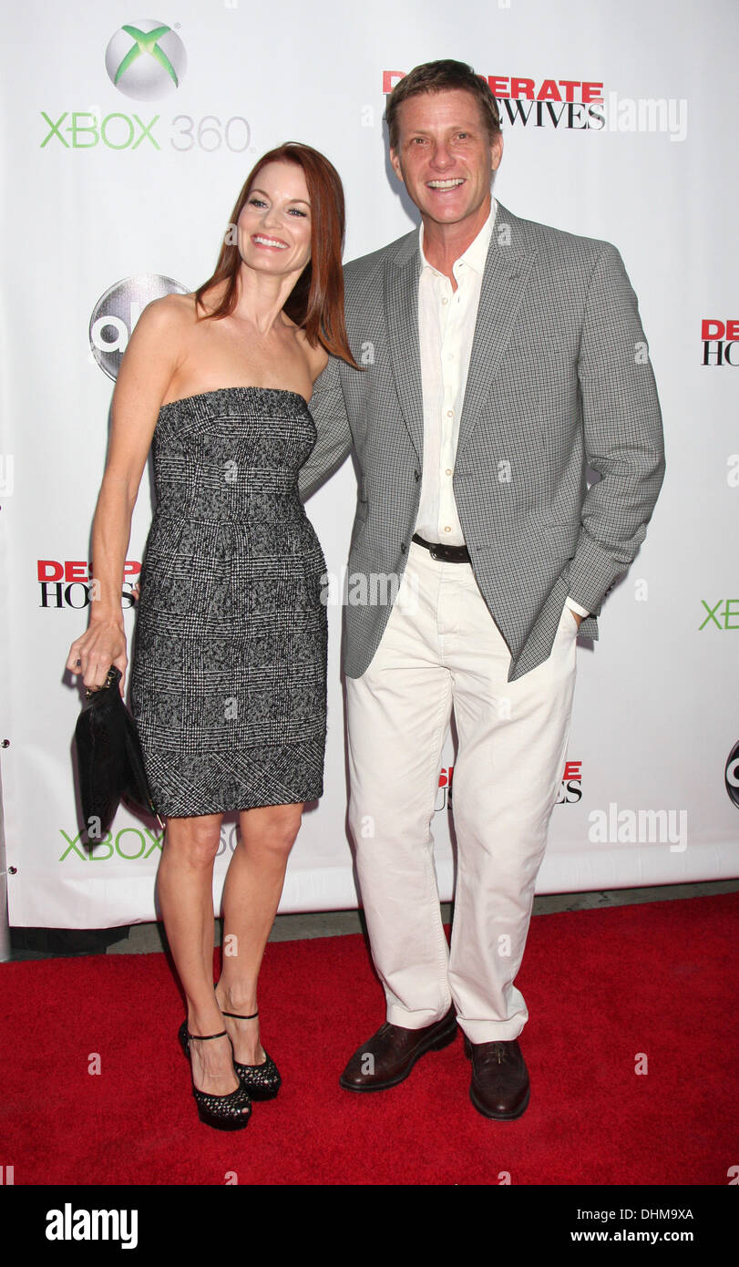 Laura Leighton, Doug Savant 'Desperate casalinghe' finale partito svoltasi al W Hotel di Los Angeles, California - 29.04.12 Foto Stock