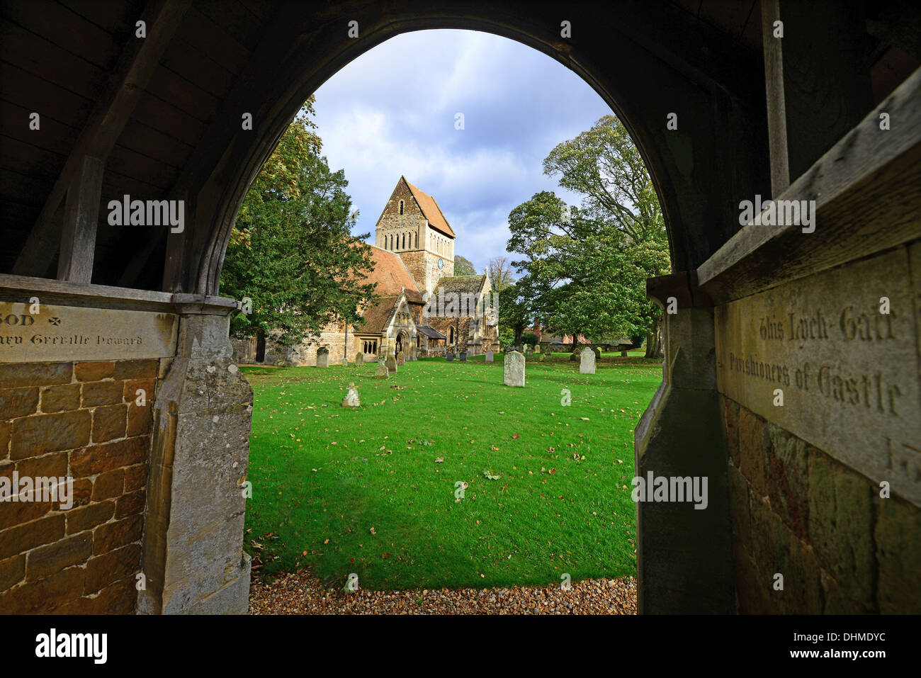 Castle Rising Chiesa Norfolk Inghilterra Foto Stock