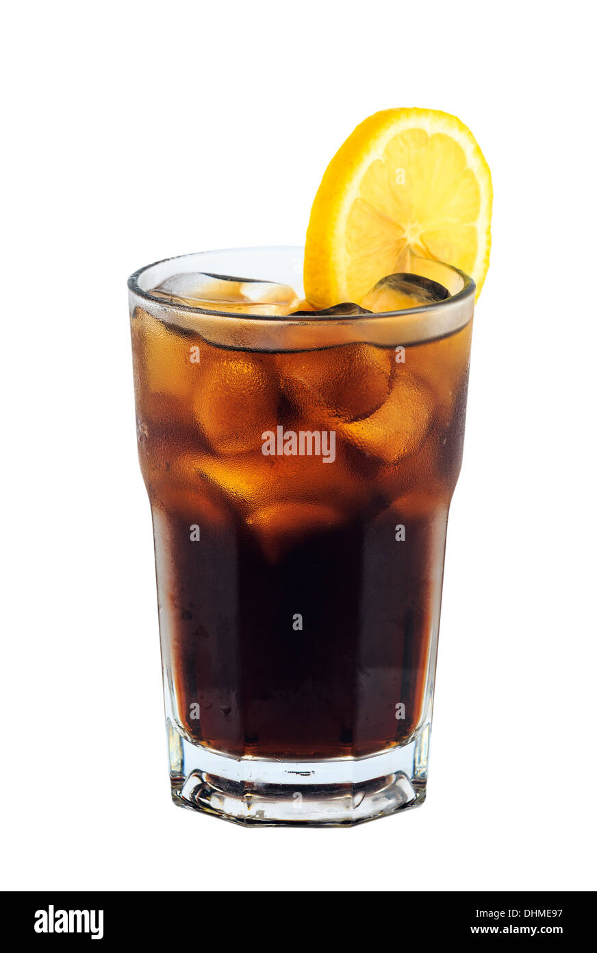 Cocktail di cocaina isolamento con tracciato di ritaglio Foto Stock