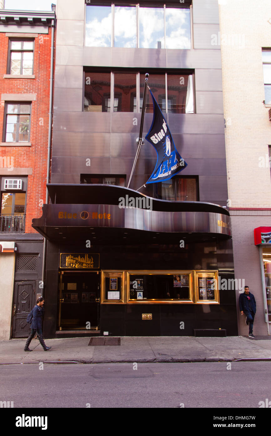 Blue Note jazz club, Greenwich Village, Manhattan, New York City, Stati Uniti d'America. Foto Stock