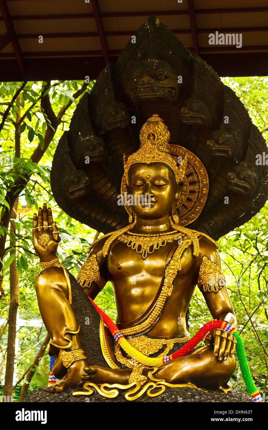 Angelo statua in Thailandia Foto Stock