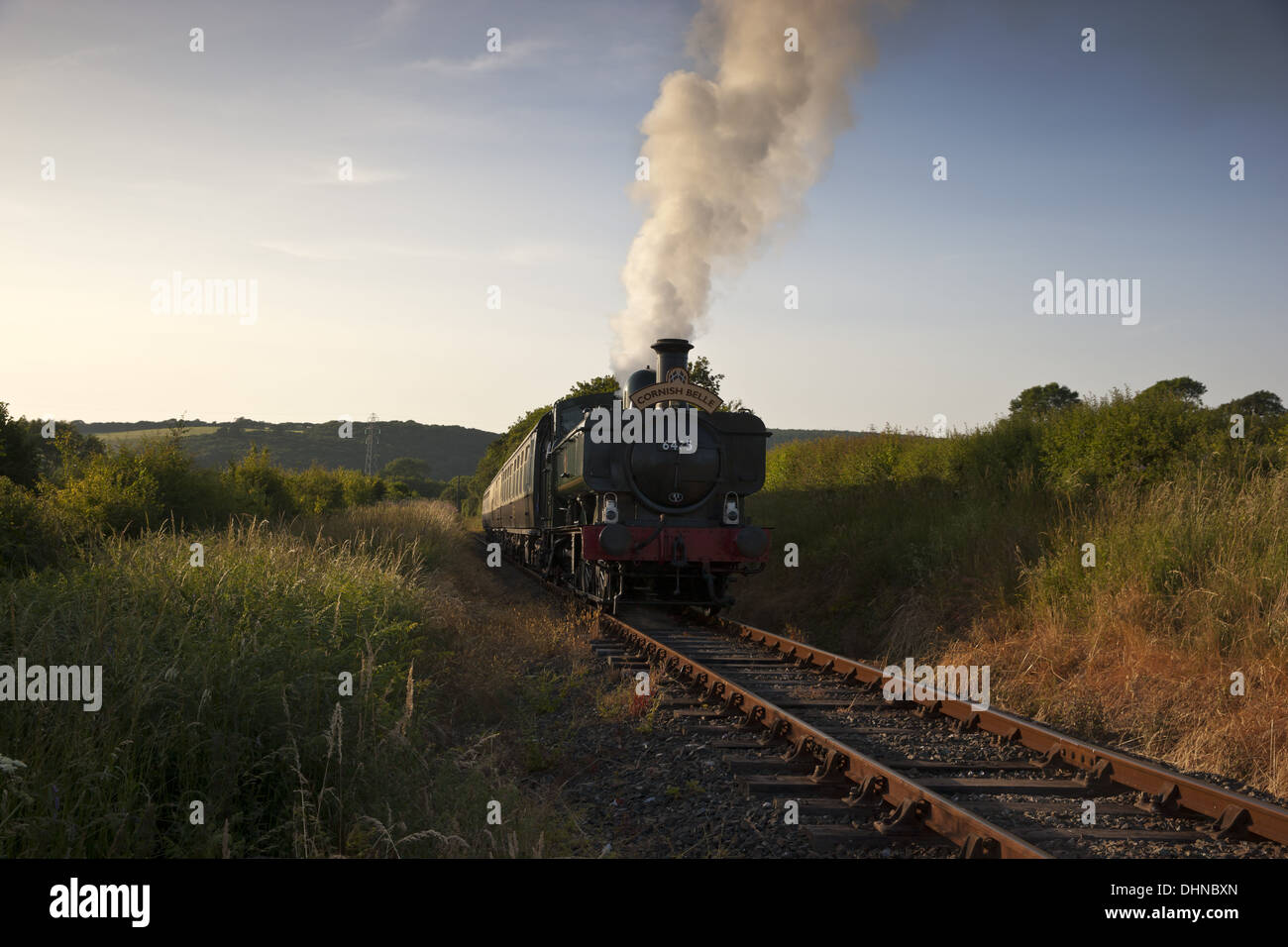 Bodmin & Wenford Ferrovie a Vapore Foto Stock