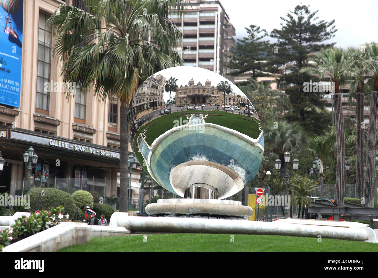 Piazza del Casinò di Montecarlo Foto Stock