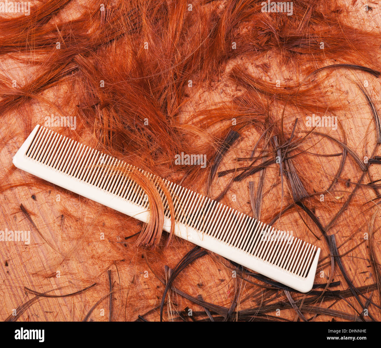capelli pettine Foto Stock