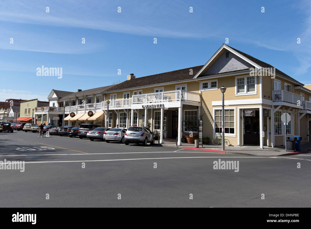 El Dorado Hotel & Cucina, Sonoma, California, U.S.A. Foto Stock