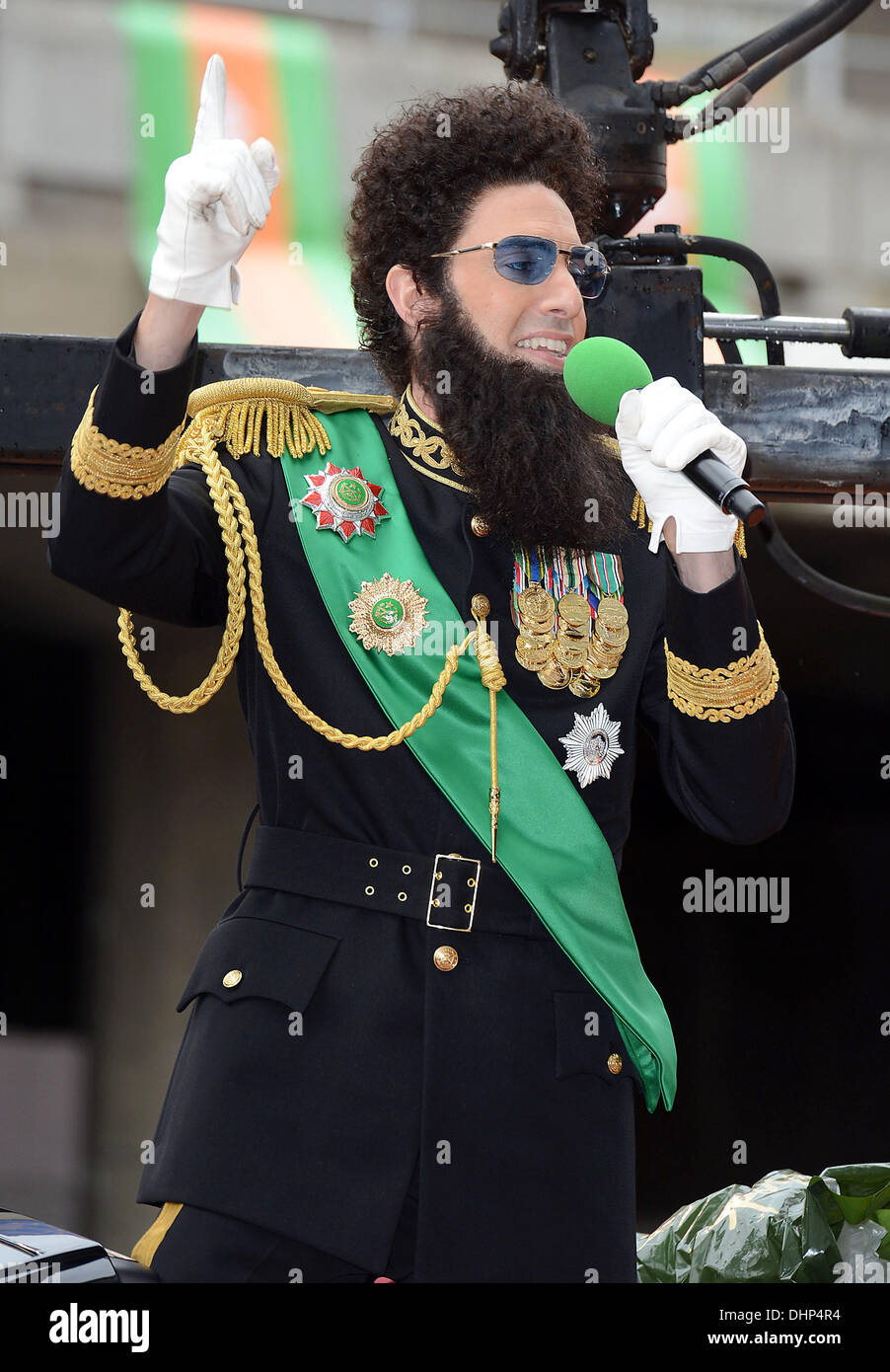 Sacha Baron Cohen alla premiere del dittatore al Royal Festival Hall di Londra, Inghilterra- 10.05.12 Foto Stock