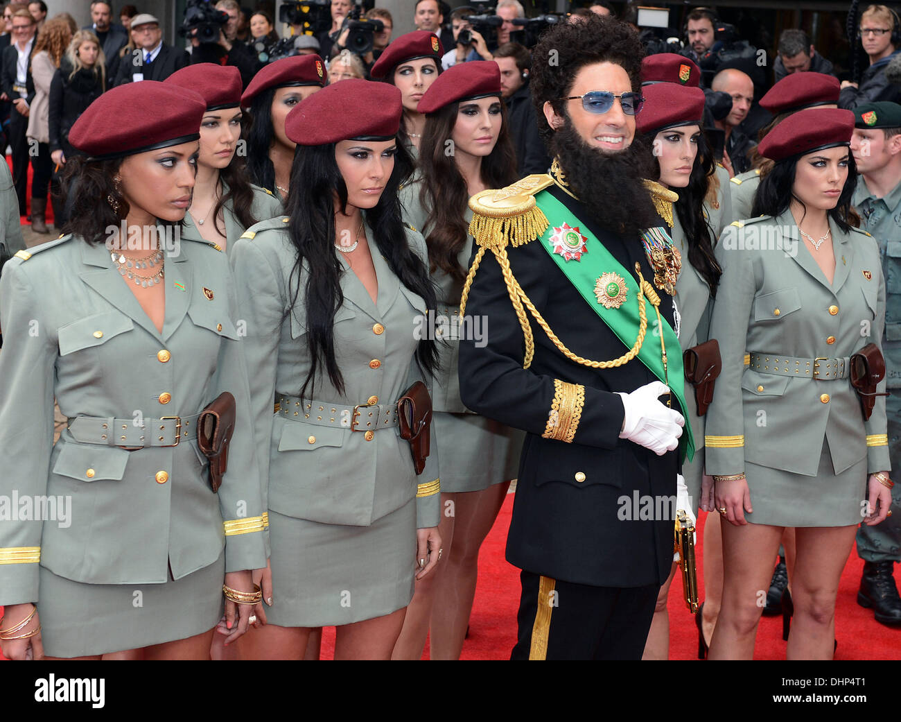 Sacha Baron Cohen alla premiere del dittatore al Royal Festival Hall di Londra, Inghilterra- 10.05.12 Foto Stock