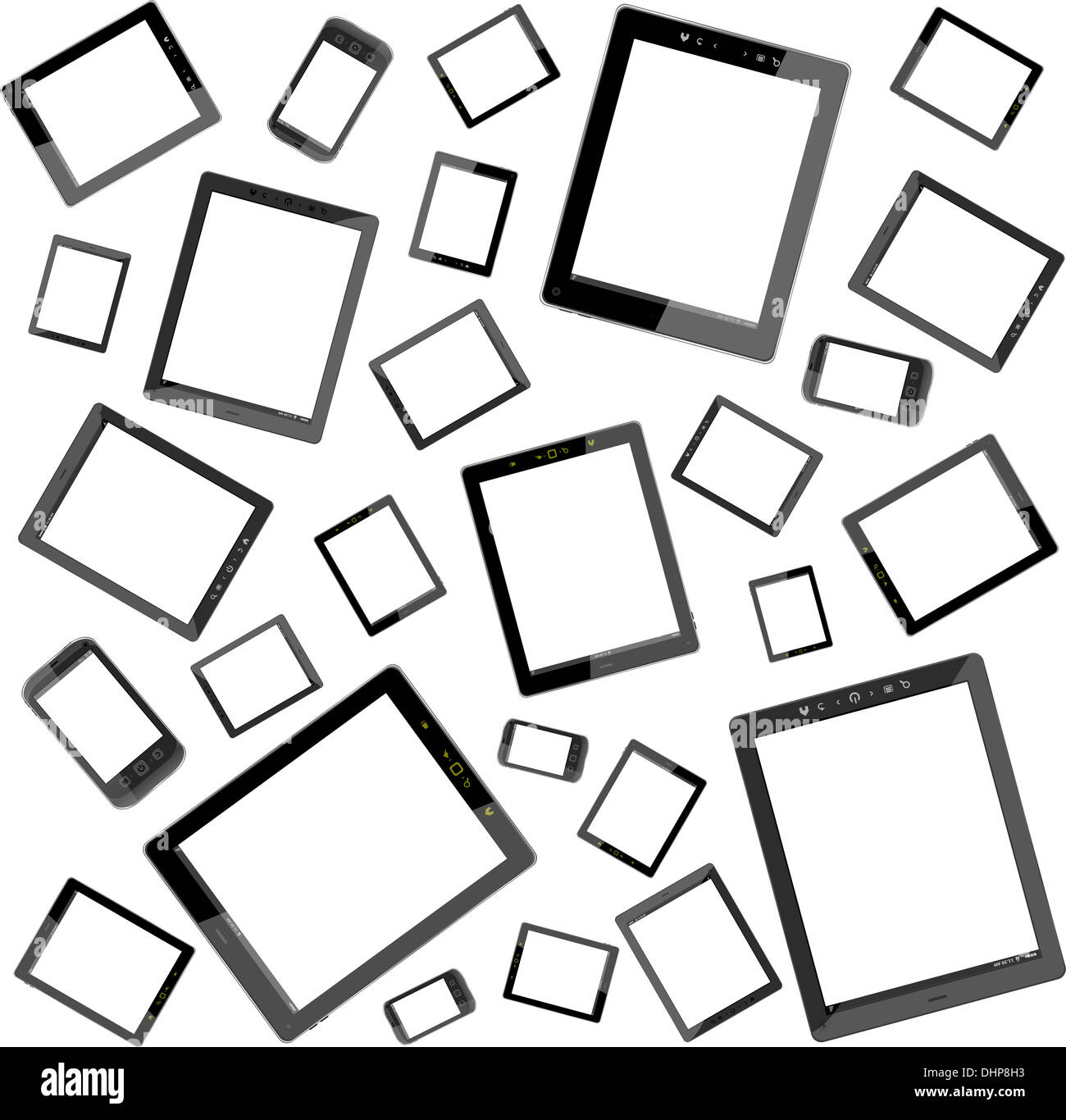 Tablet PC seamless sfondo Foto Stock