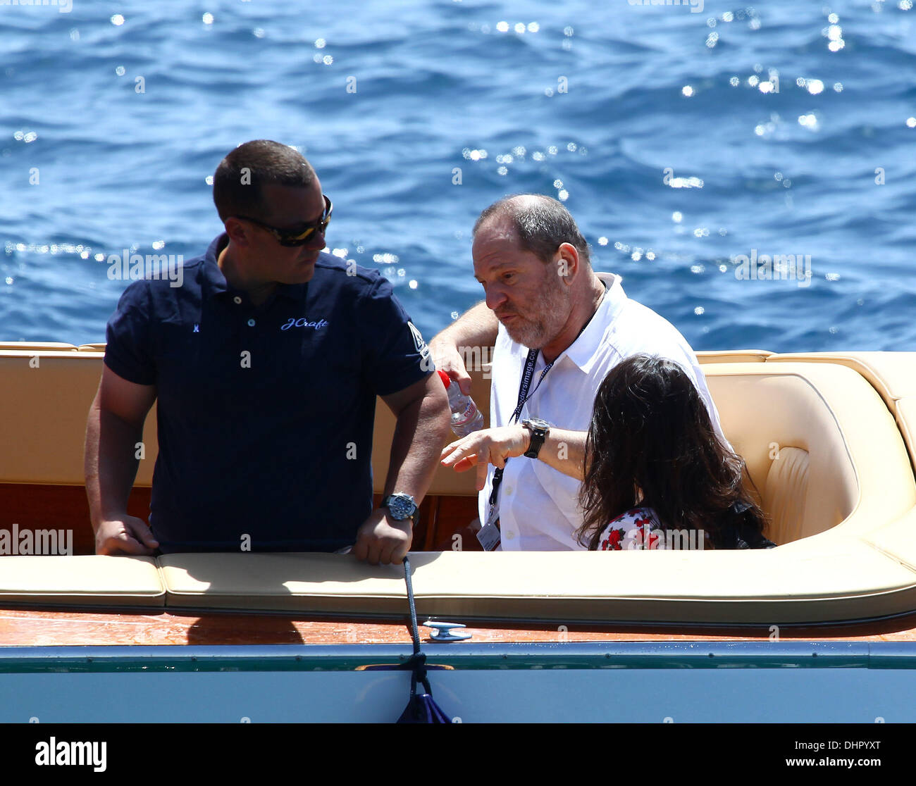 Harvey Weinstein di arrivare in Hotel Du Cap Cap d'Antibes, Francia-17.05.12 Foto Stock