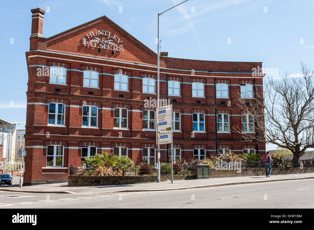L'edificio Huntley and Palmer, Reading, Berkshire, Inghilterra, GB, Regno Unito Foto Stock