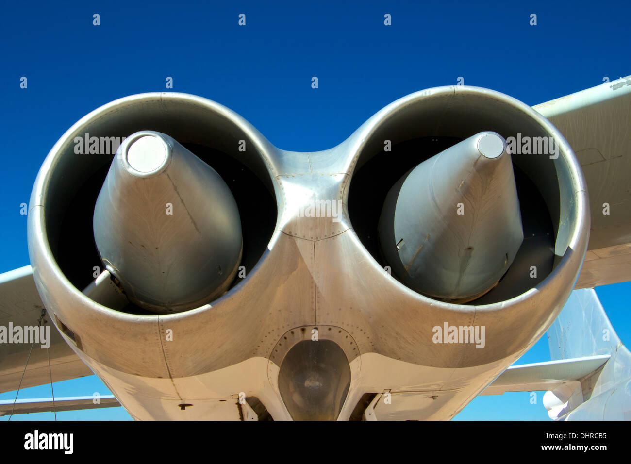 Boeing B-47, Jet motore aspira. Foto Stock