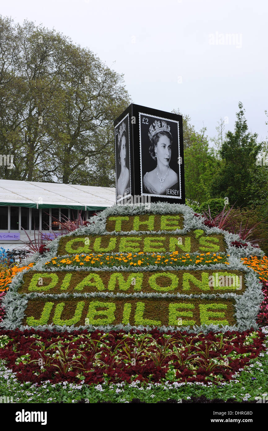 Atmosfera la RHS Chelsea Flower Show 2012 - Premere Giorno - all'interno di Londra, Inghilterra - 21.05.12 Foto Stock