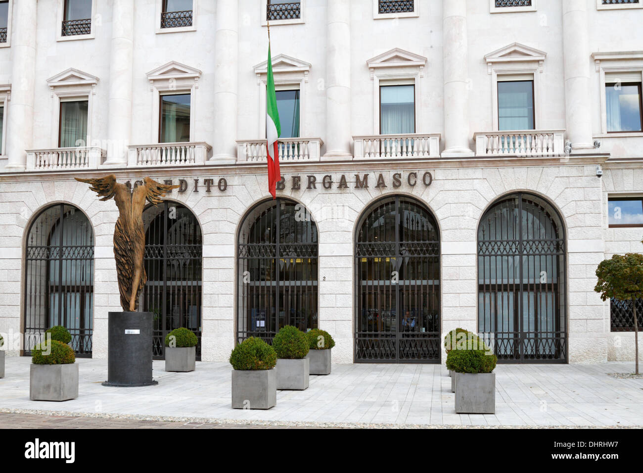 Banca di Bergamo, Credito Bergamasco, Bergamo Bassa, Italia Foto stock -  Alamy