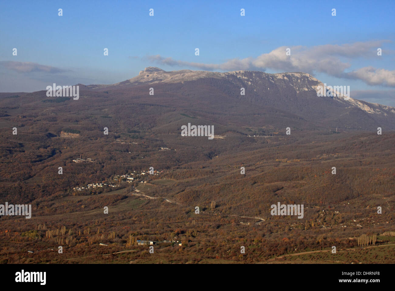 Paesaggio di montagna in autunno Foto Stock