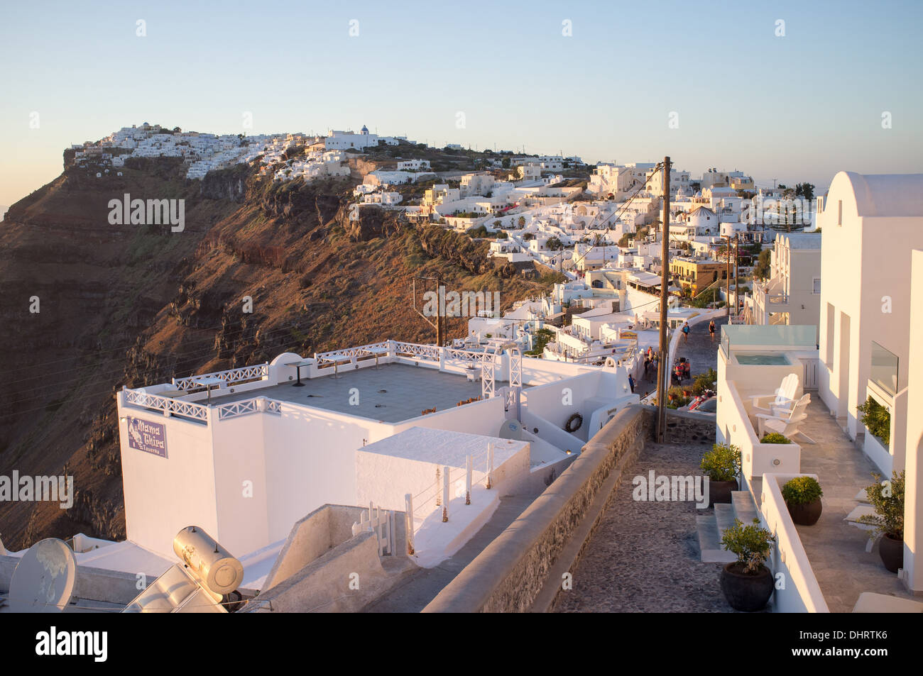 Imerovigli (Santorini) Foto Stock