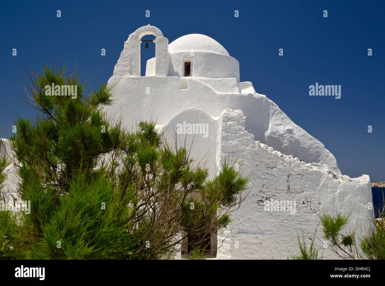 Chiesa Greco Ortodossa, la città di Mykonos, Mykonos Foto Stock