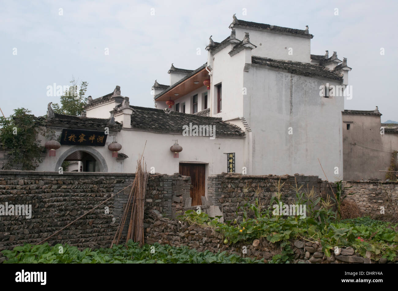 Hongcun heritage village nella regione Huizhou, Anhui Foto Stock