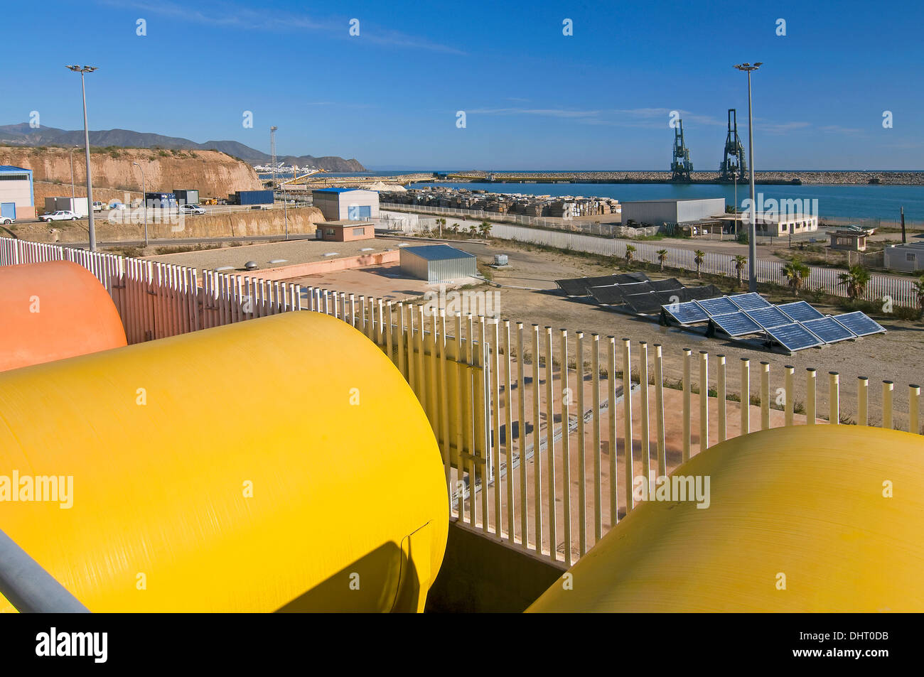 Impianto di dissalazione, Carboneras Almeria-provincia, regione dell'Andalusia, Spagna, Europa Foto Stock