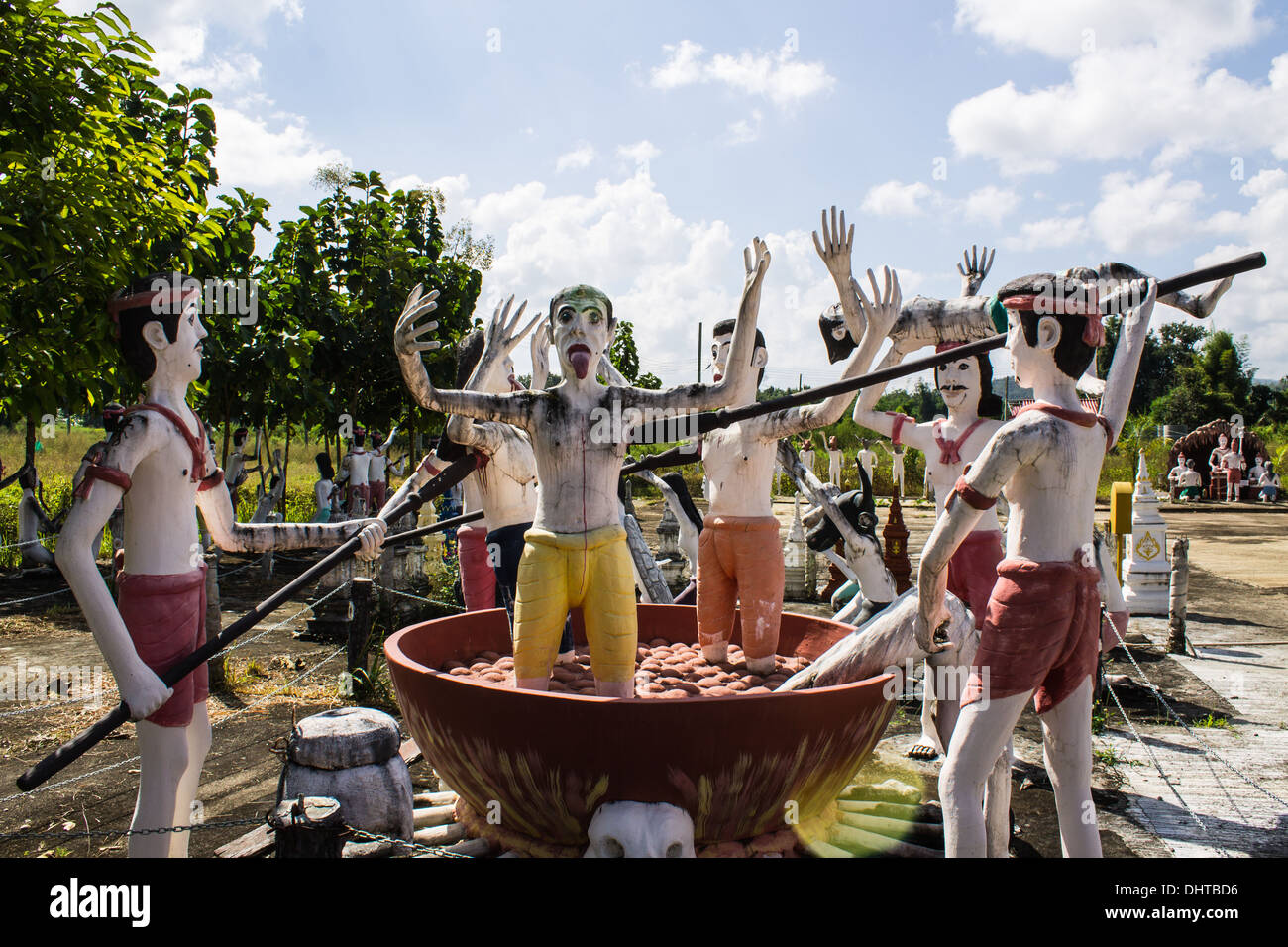 L'arte dell'inferno , stile tailandese Foto Stock