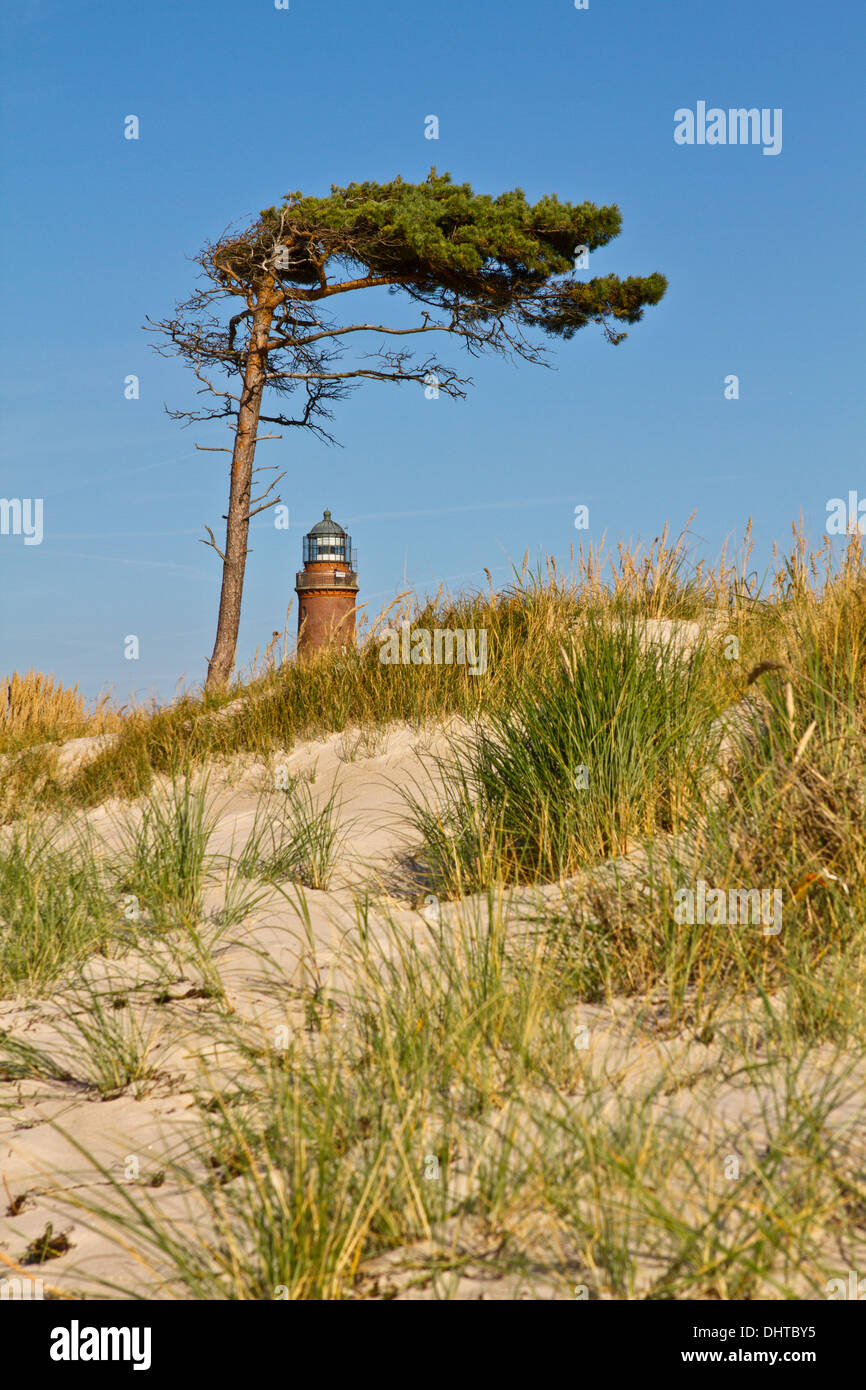 Faro di Mar Baltico Foto Stock