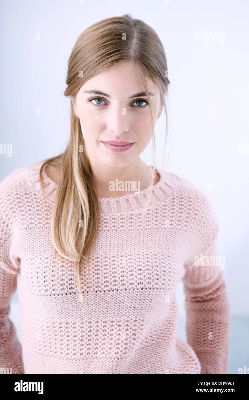 Ritratto di una donna, 20/30 Foto Stock