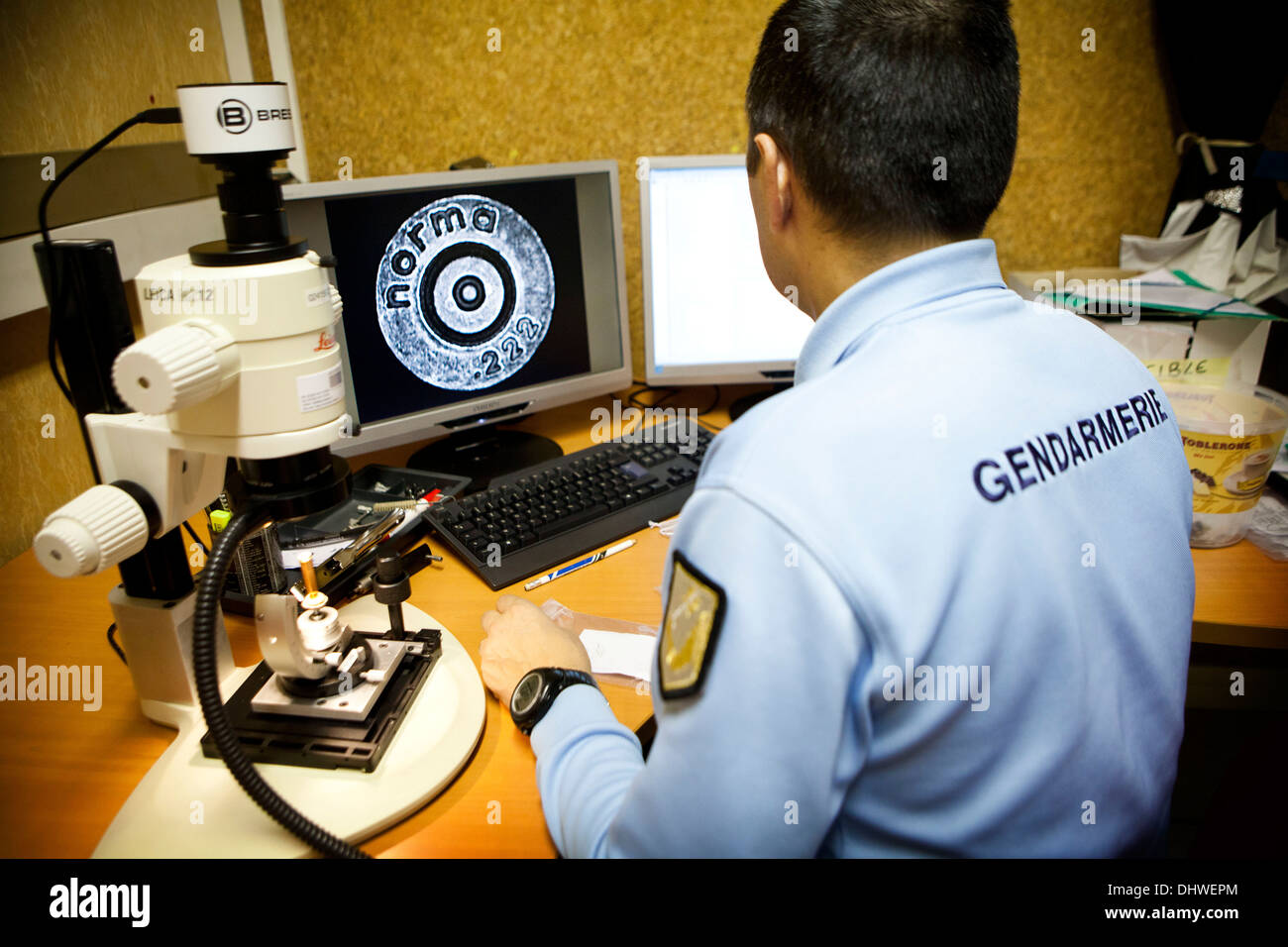 CRIME Scene Investigation Foto Stock