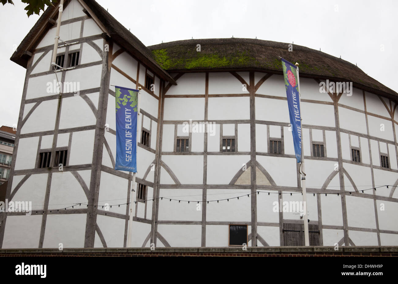 Il Globe Theatre in London Bankside - London REGNO UNITO Foto Stock