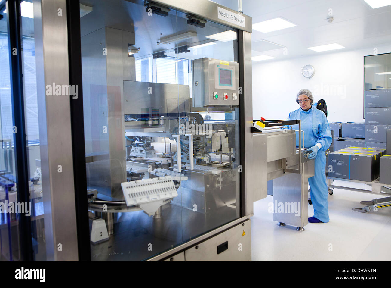 Industria farmaceutica Foto Stock